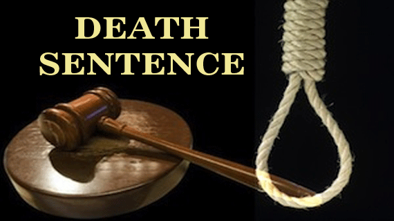 Painter sentenced to death for murder