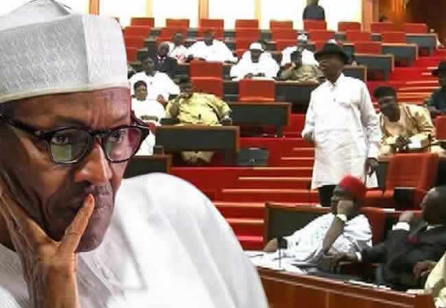 National Assembly scared of Buhari, questions CBN Governor, Army Chief on arms purchase