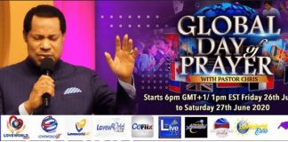Pastor Chris set to network 5billion people at his Global Day of Prayer today