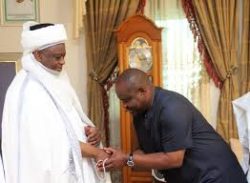 Wike bows before Sultan 