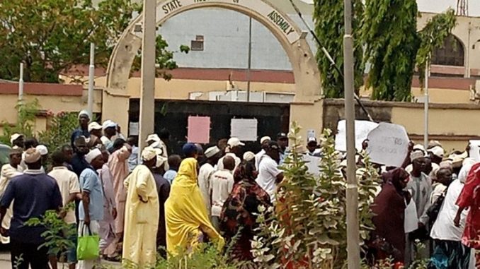 NASU stages protest over retirement age, salary scale