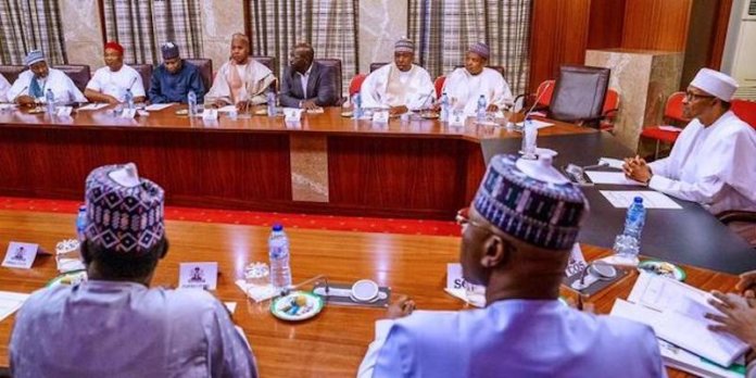 APC Governors meet Buhari