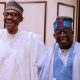 Ex-President Buhari hails Tinubu, says he has performed well 