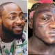 Davido reacts as Portable inks new tattoos on his face