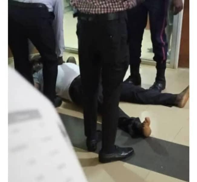 Man slumps, dies inside Delta bank