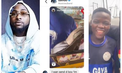 Davido gifts ‘Keke’ driver N1m for plastering photos all over tricycle