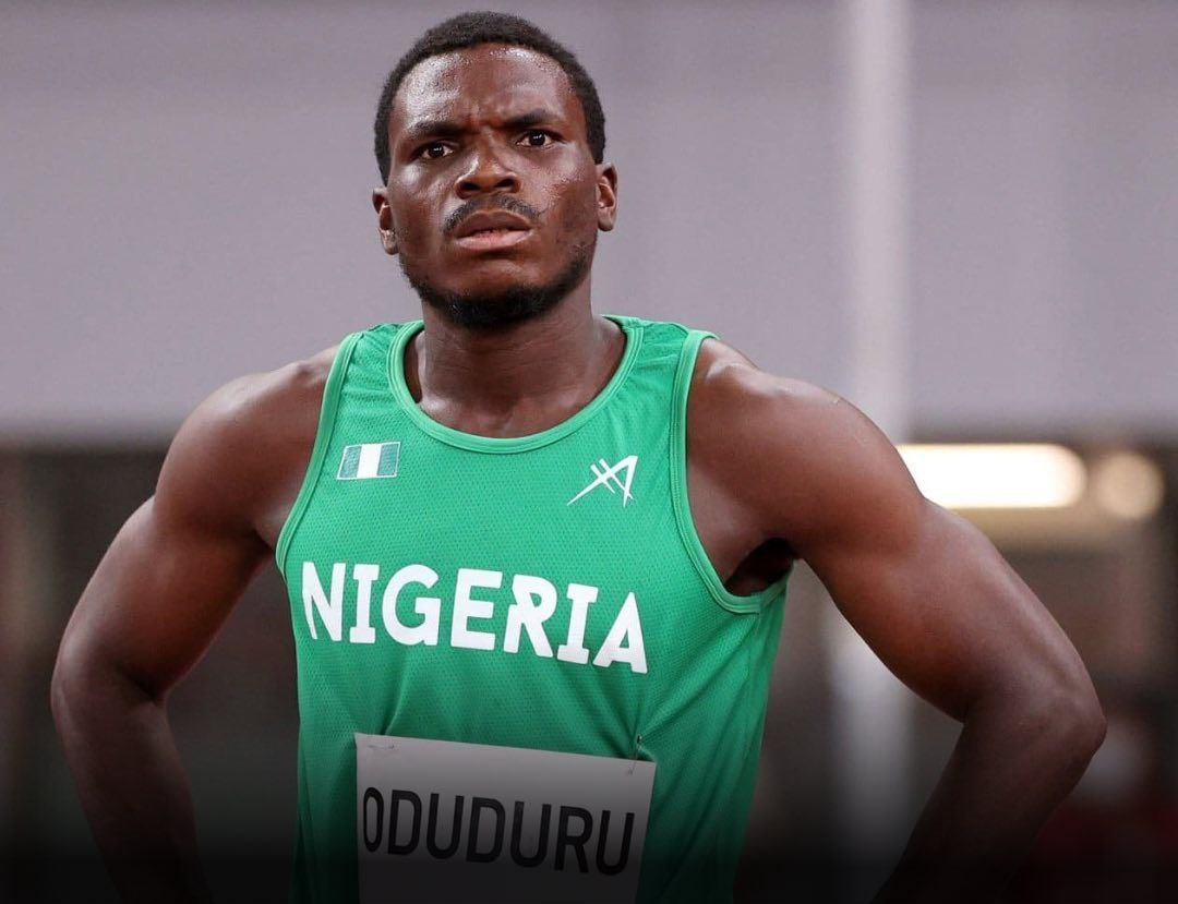 Nigerian sprinter Divine Oduduru suspended over alleged anti-doping rules violations