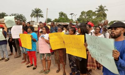 Abia community women protest National Assembly polls result