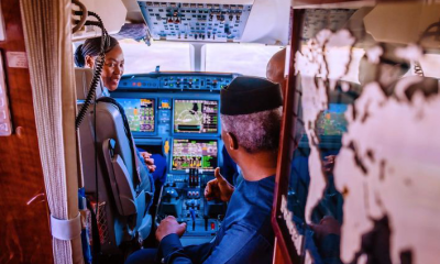 Osinbajo hails first female captain in presidential air-fleet