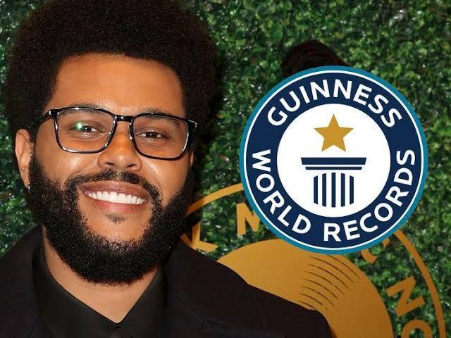 The Weeknd sets Guinness record 