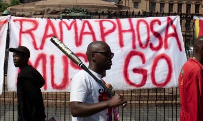 87 arrested as protest rock South Africa