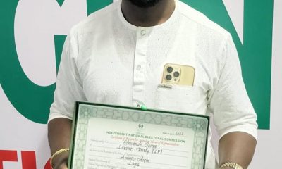 Adegeye receives certificate of return, makes 10th Assembly