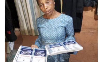 Police arrests woman caught with over 500 laminated electoral materials 