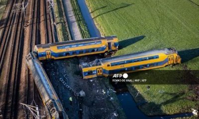 One dead, dozens injured after train derails in Netherlands
