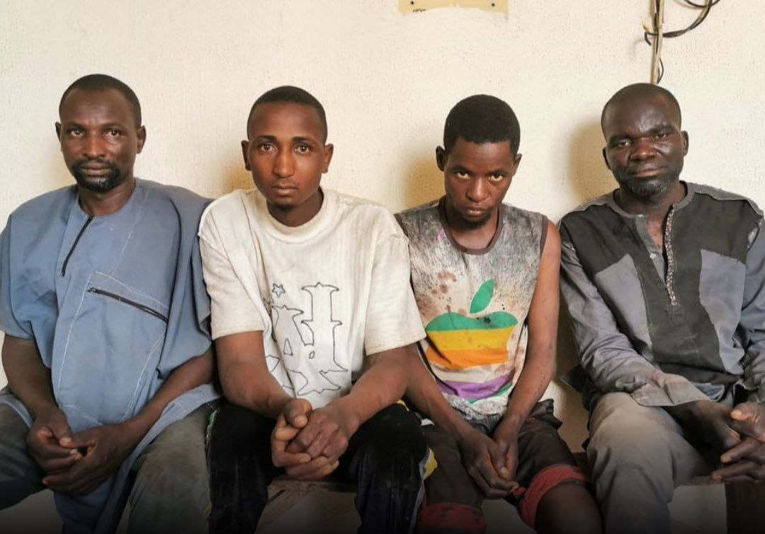 Four suspected kidnappers arrested as police rescue two victims