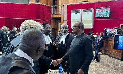 Obi arrives Presidential Election Tribunal in Abuja