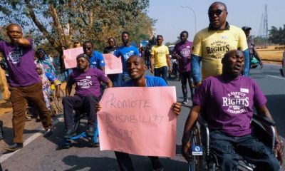 Persons with disabilities protests negligence by Plateau gov