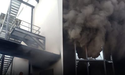 Fire reportedly guts popular Lagos bank