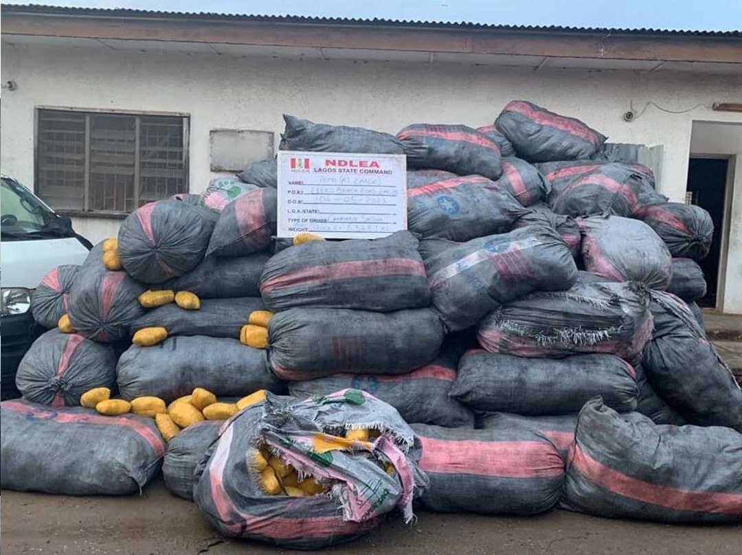 NDLEA seizes 8,852kg illicit drugs consignment amidst heavy shooting in Lagos