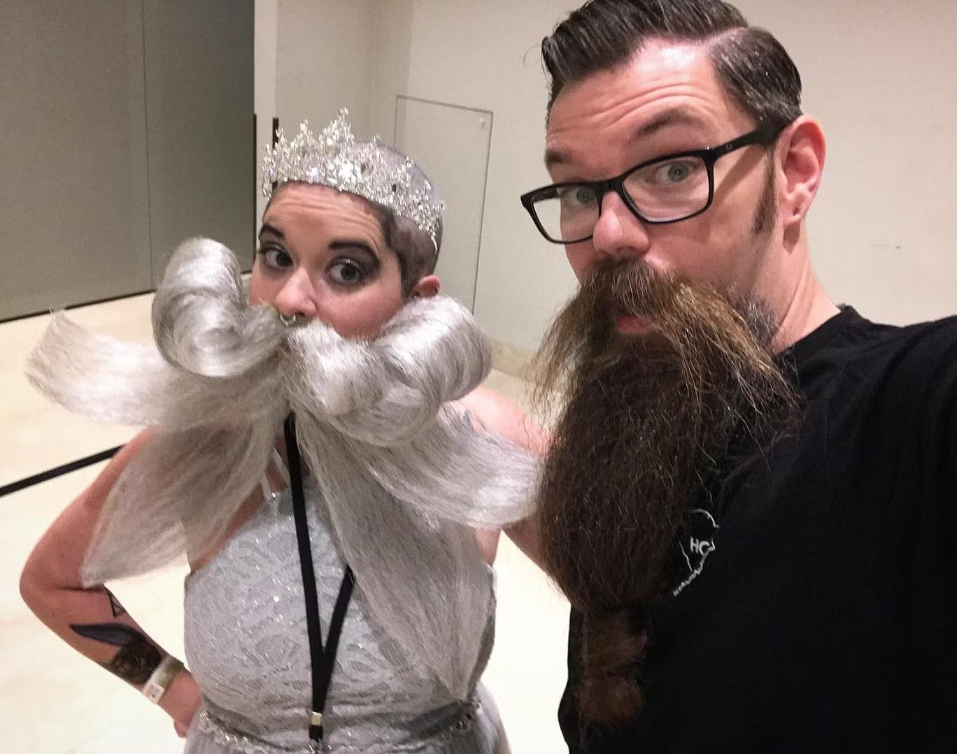 Wife Wins Husband In Beards Competition