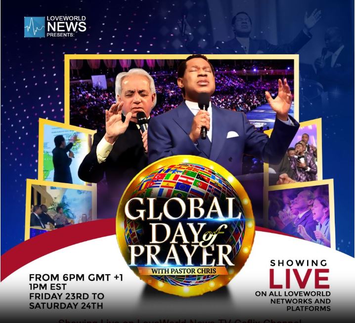 Pastor Chris leads billions at his 14th Global Day of Prayer