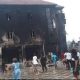 Fire guts hotel in Onitsha