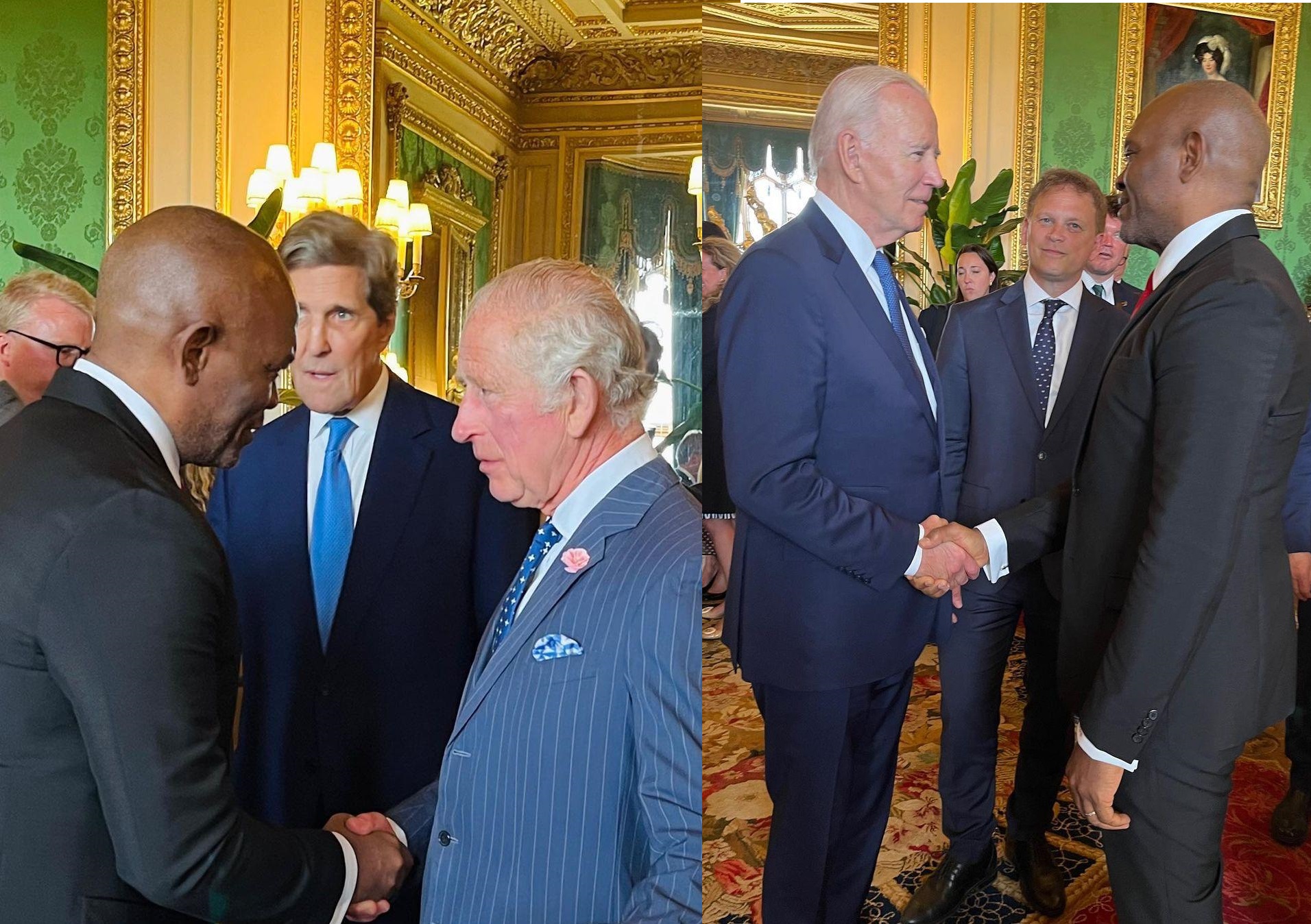 Tony Elumelu meets King Charles III, Biden