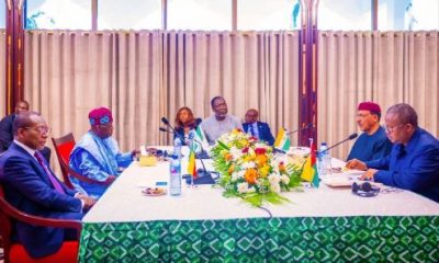 Reactions trail photos of Tinubu hosting 3 African presidents at Aso Rock