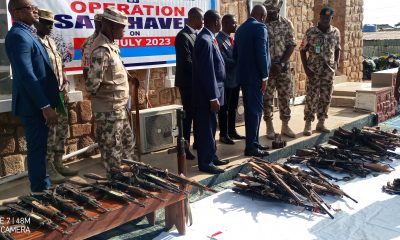 Military hands over 130 recovered illicit arms to NCCSALW
