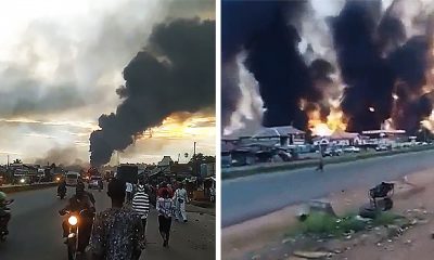 Eight burn to death in Ore tanker explosion