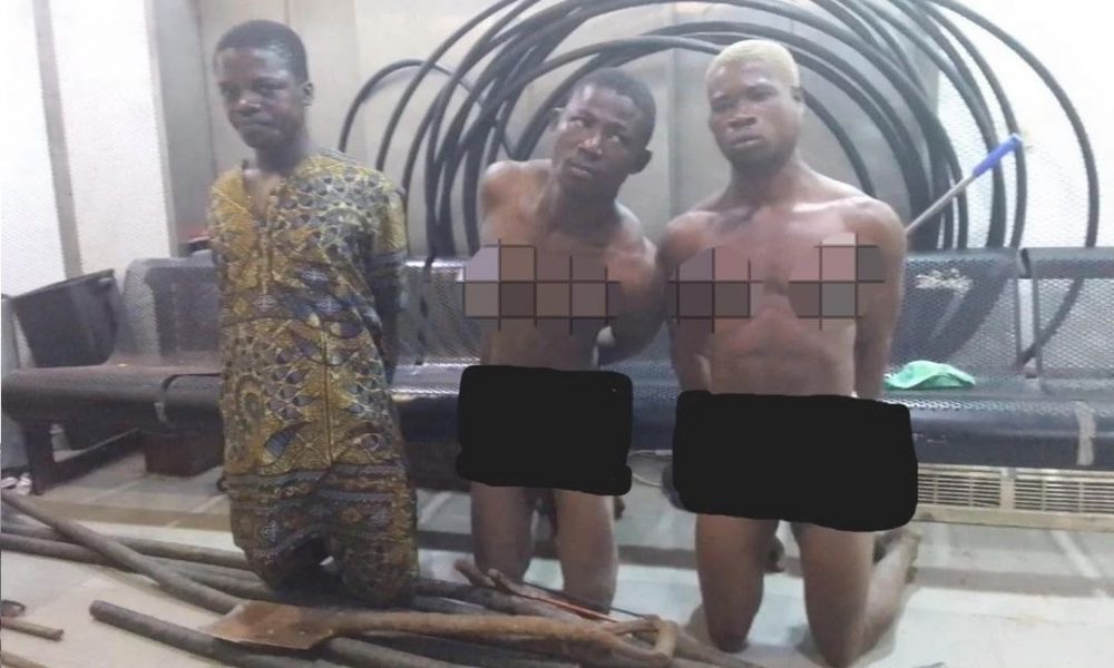 Ex-con, 2 others held for stealing underground cable at Lagos airport