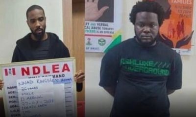 Artistes’ manager, one other arrested for selling drugs at Lagos clubs