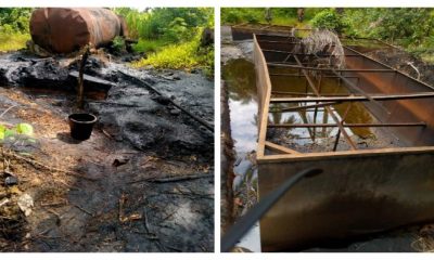 Army uncovers illegal oil bunkerers camp in Imo, Delta