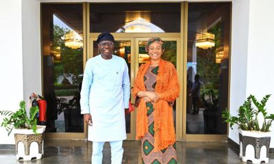 Sanwo-Olu visits Oluremi Tinubu at State House