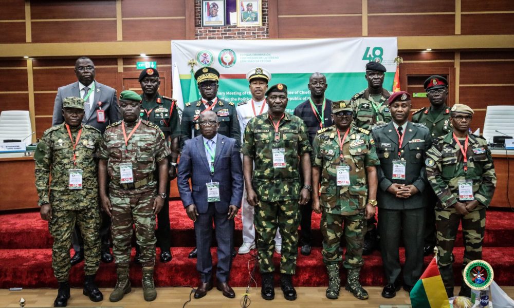 ECOWAS military chiefs express readiness to restore democracy in Niger
