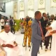 Security aide blocks Shaibu from greeting Obaseki