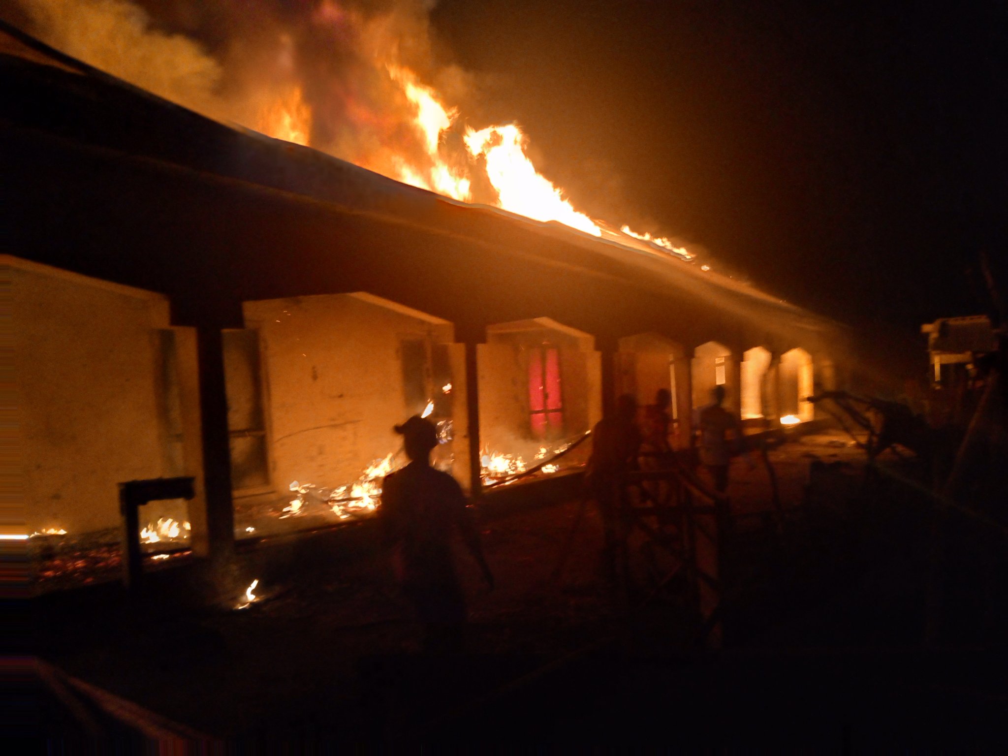Fire destroys community Market
