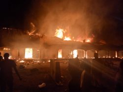 Fire destroys community Market