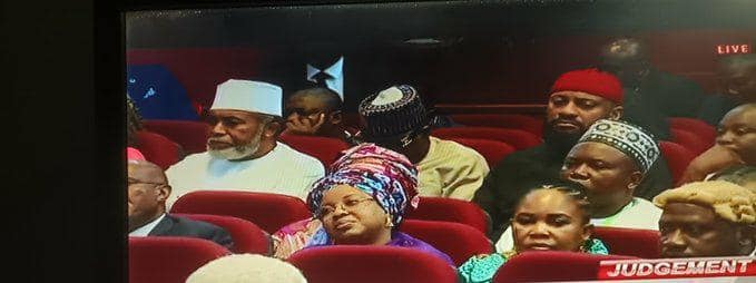 Reactions as Yul Edochie, others spotted at Presidential Election Tribunal