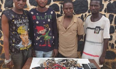 Police arrest seven suspected cultists in Ogun, recover arms, others