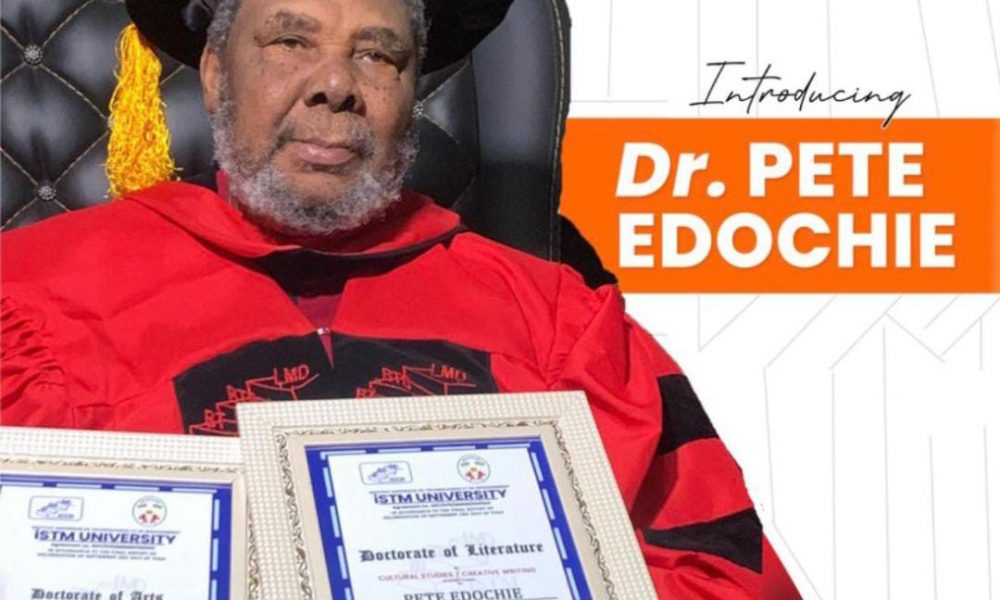Pete Edochie receives two honorary degrees, lifetime achievement award
