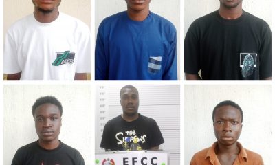 Faces of internet fraudsters jailed in Abuja
