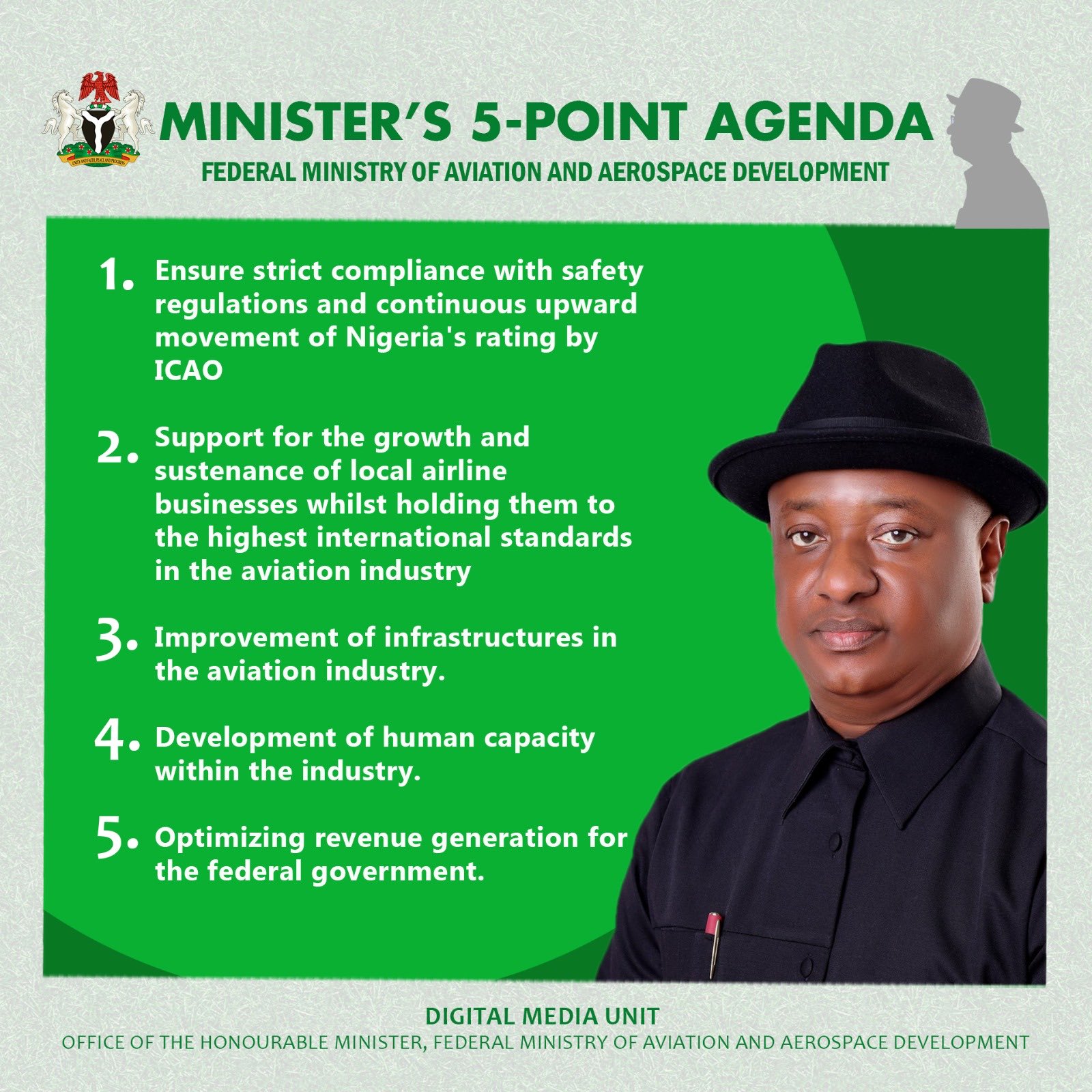 Keyamo declares 5-point agenda