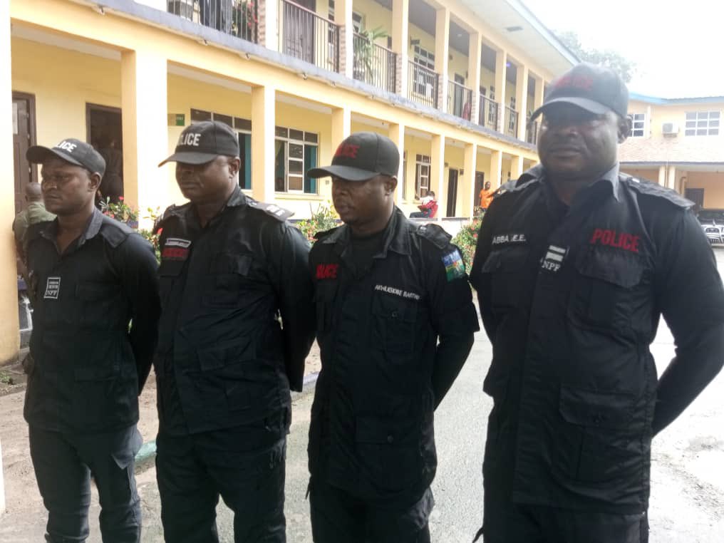 Police arrest officers for assaulting lady