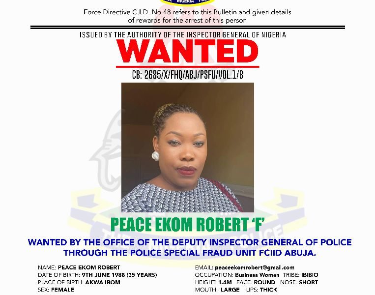 Police give fresh update on Wanted Peace Ekon Robert