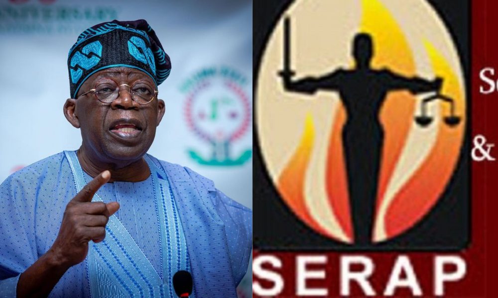 SERAP sues Tinubu for barring Vanguard, 24 other 25 media houses from Aso Rock