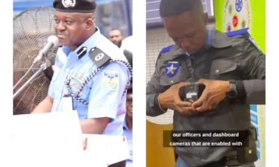 Reactions trails force PRO's comment on video of South African police officers using body cameras