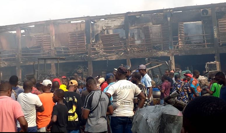 Fire guts Anambra building