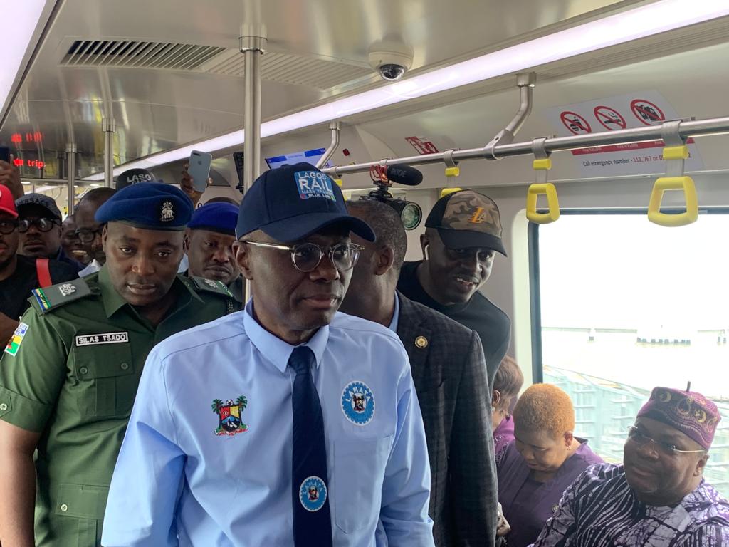 Sanwo-Olu opens Blue Rail