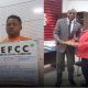 EFCC returns property recovered from a yahoo boy to his American victim